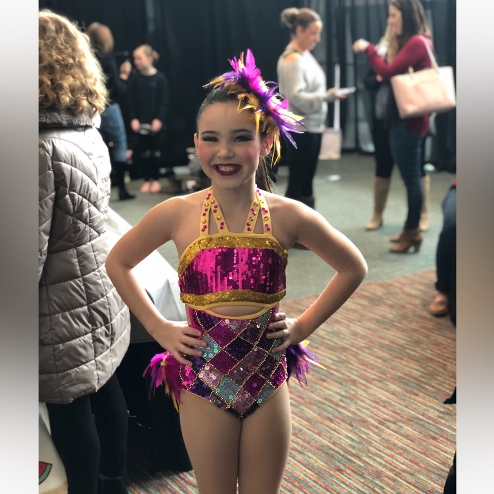 Glamour jazz or musical theater solo Costume - child large